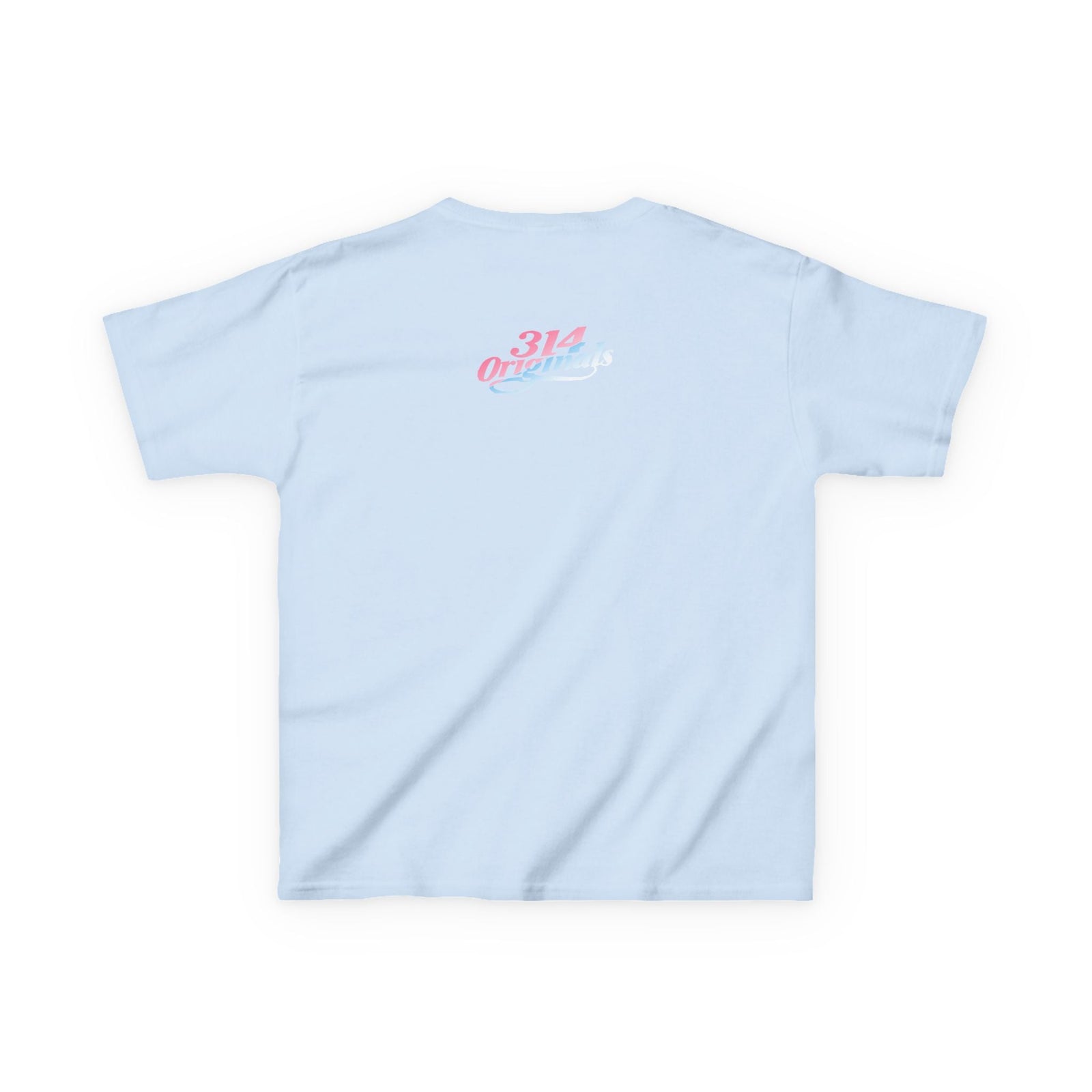 "Baby Girl" Pastel Script Shirt - 314 Originals