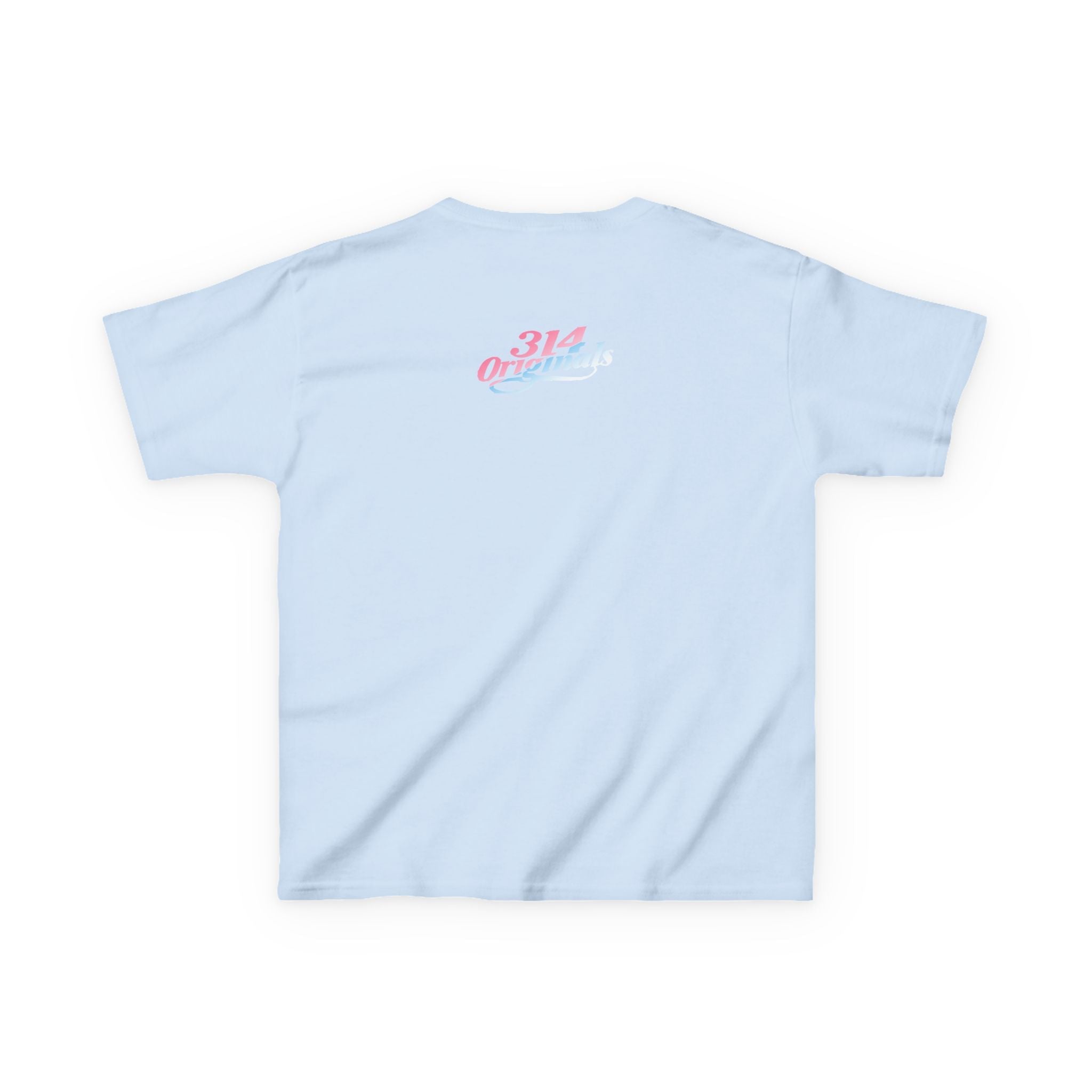 "Baby Girl" Pastel Script Shirt - 314 Originals