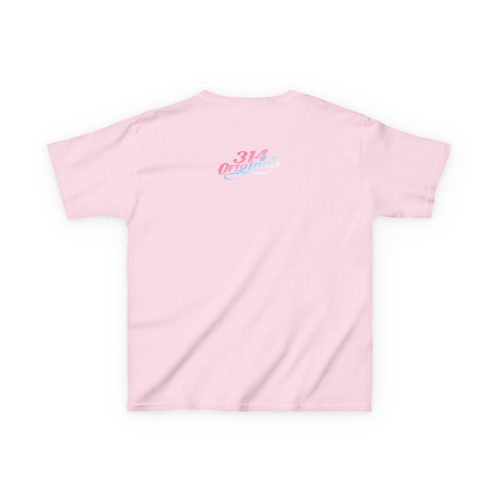 "Baby Girl" Pastel Script Shirt - 314 Originals