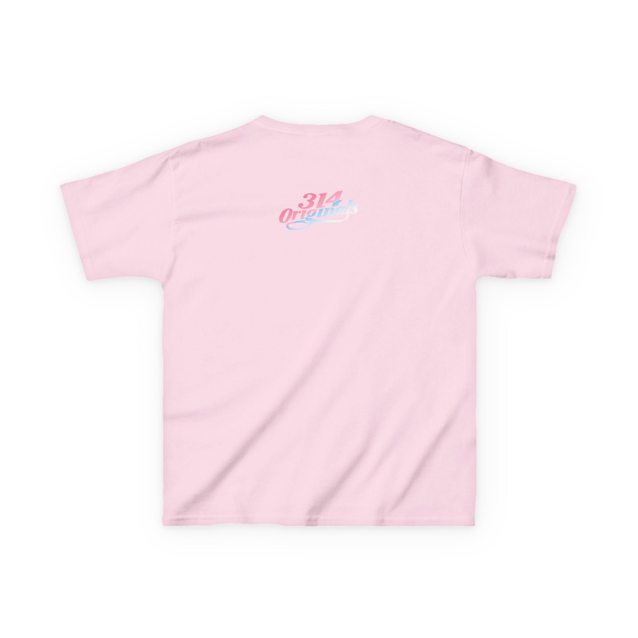"Baby Girl" Pastel Script Shirt - 314 Originals