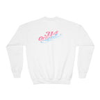 “Baby Girl” Pink & Blue Retro Script Sweatshirt - 314 Originals
