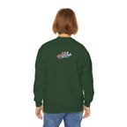 Baby Girl Youth Sweatshirt — Pink & Blue Script Crewneck - 314 Originals
