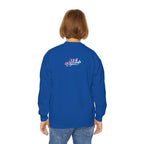 Baby Girl Youth Sweatshirt — Pink & Blue Script Crewneck - 314 Originals