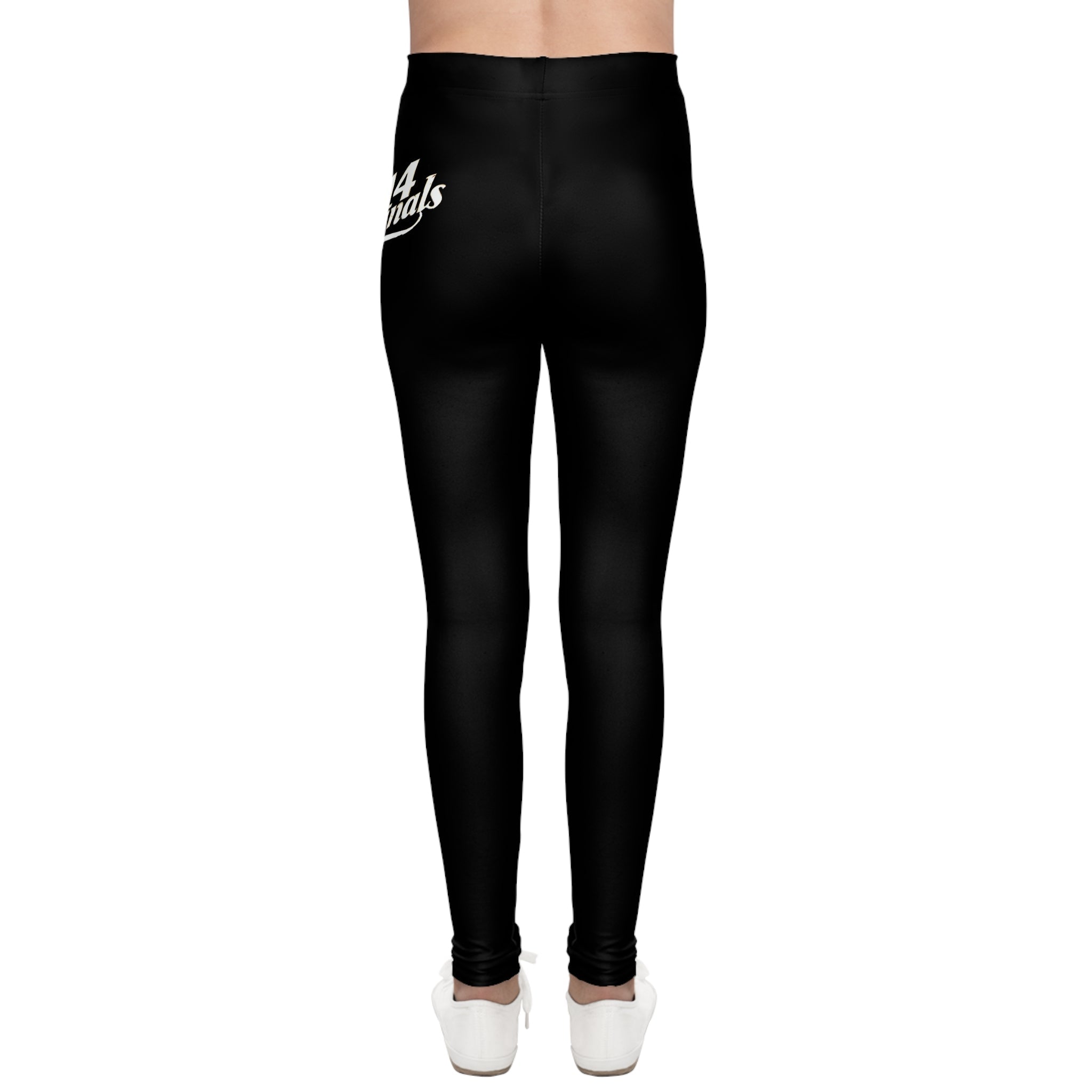 Black 314 Script Kids' Printed Leggings - 314 Originals