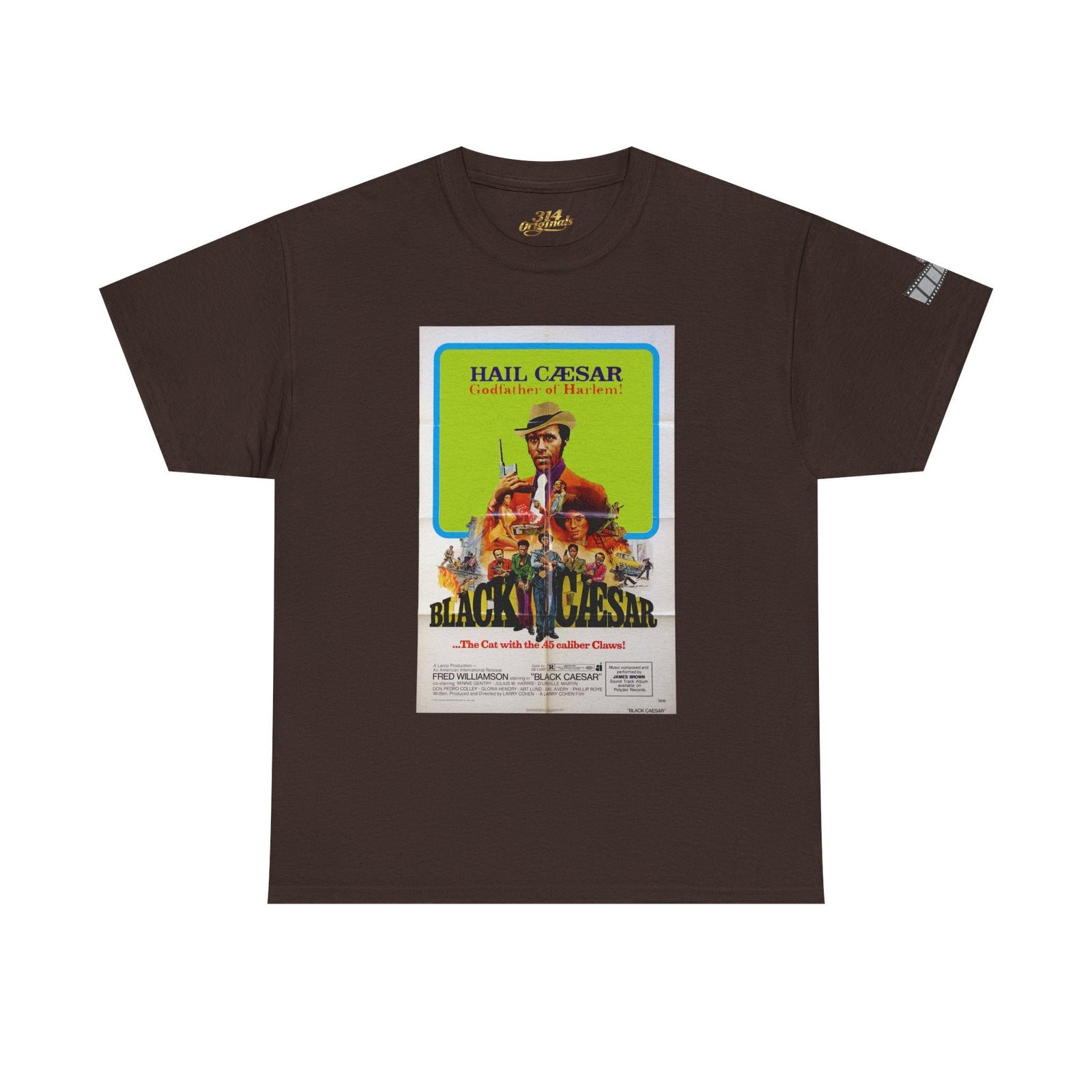 Black Caesar Movie Poster T-Shirt — Hail Caesar Retro Film Tee - 314 Originals