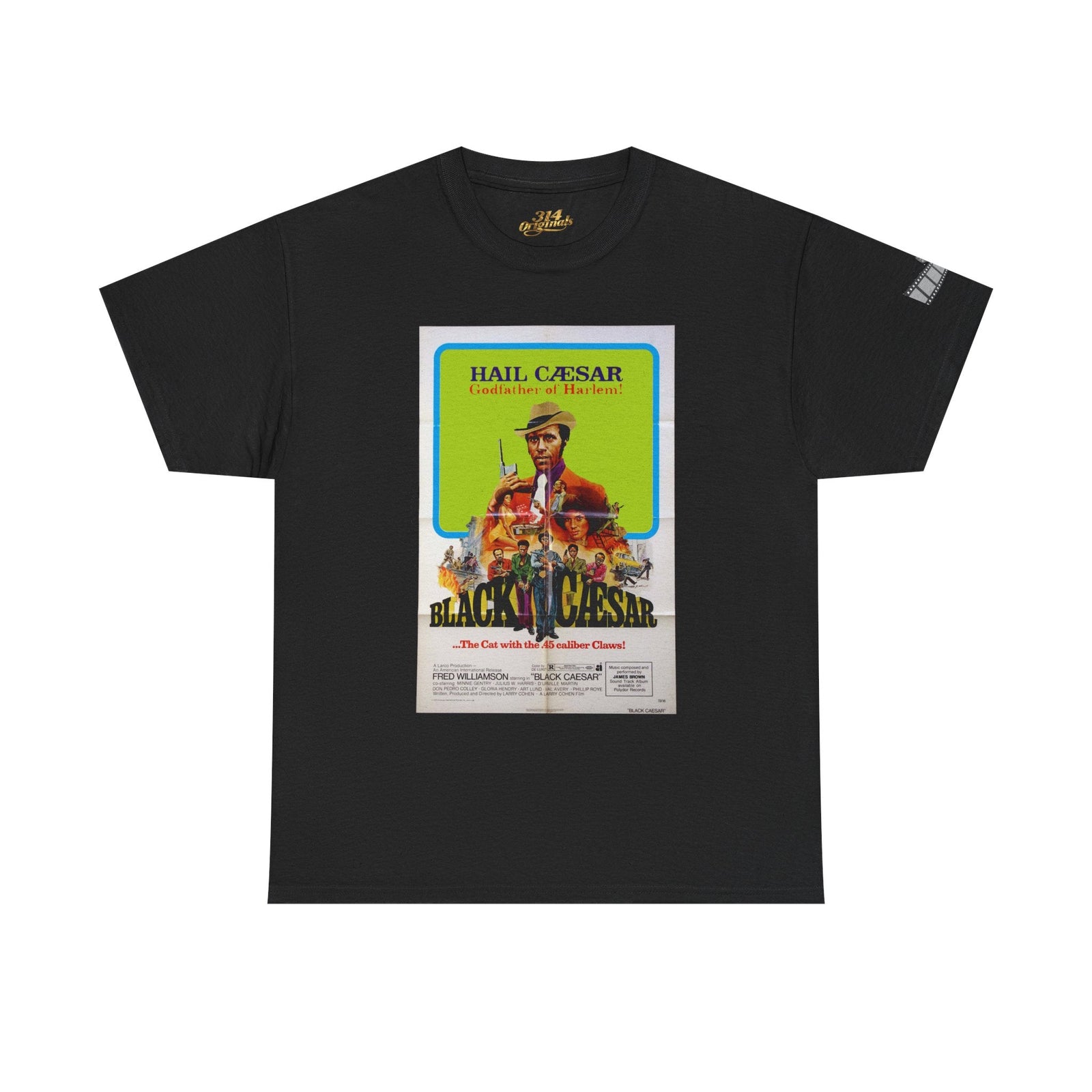 Black Caesar Movie Poster T-Shirt — Hail Caesar Retro Film Tee - 314 Originals