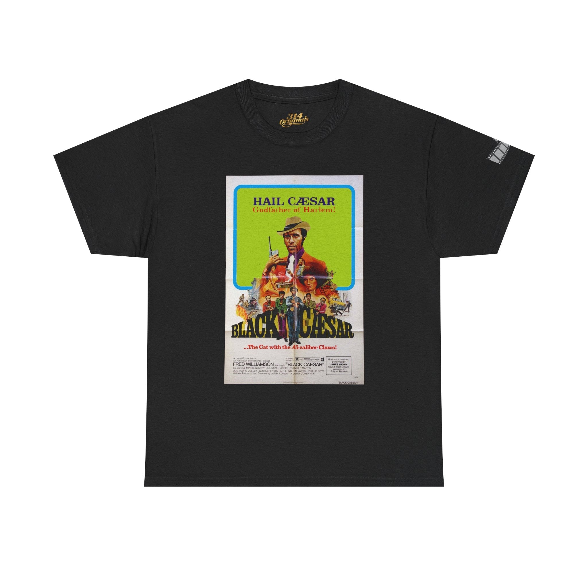 Black Caesar Movie Poster T-Shirt — Hail Caesar Retro Film Tee - 314 Originals