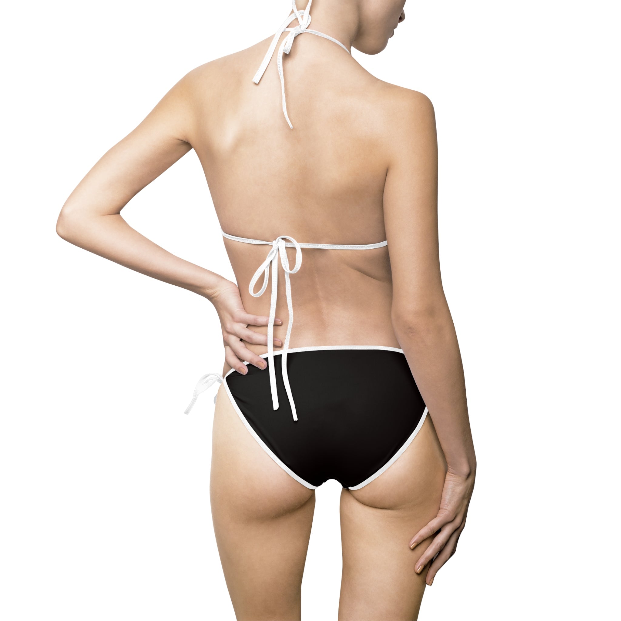 Black Classic Tie-Side Bikini — Women's Two-Piece Swimsuit - 314 Originals
