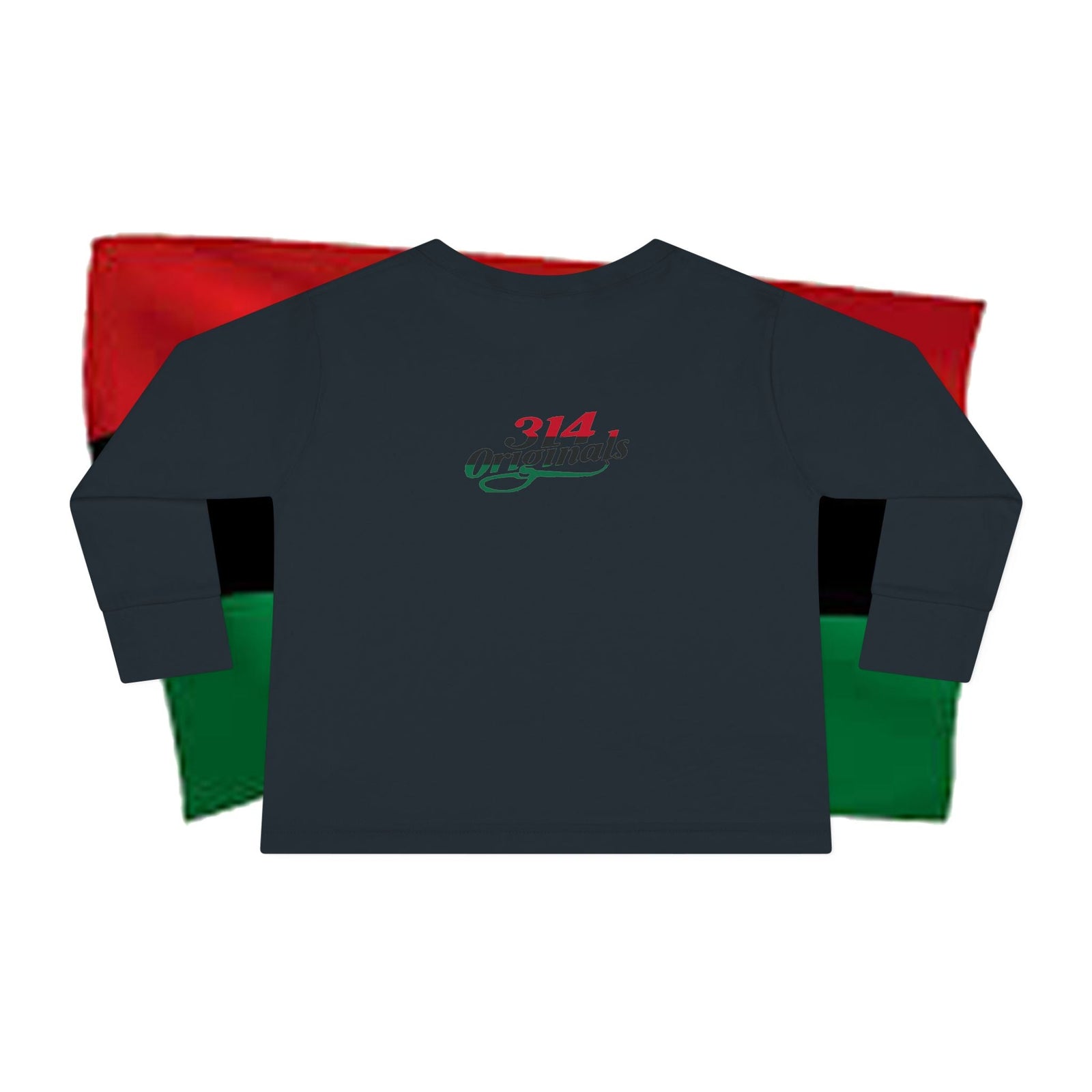 Black Every Month Toddler Long Sleeve Tee — Kids Afro Pride Shirt - 314 Originals