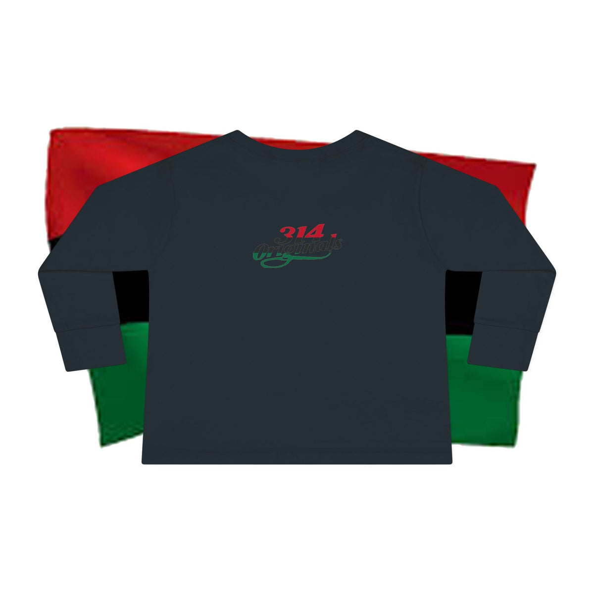 Black Every Month Toddler Long Sleeve Tee — Kids Afro Pride Shirt - 314 Originals