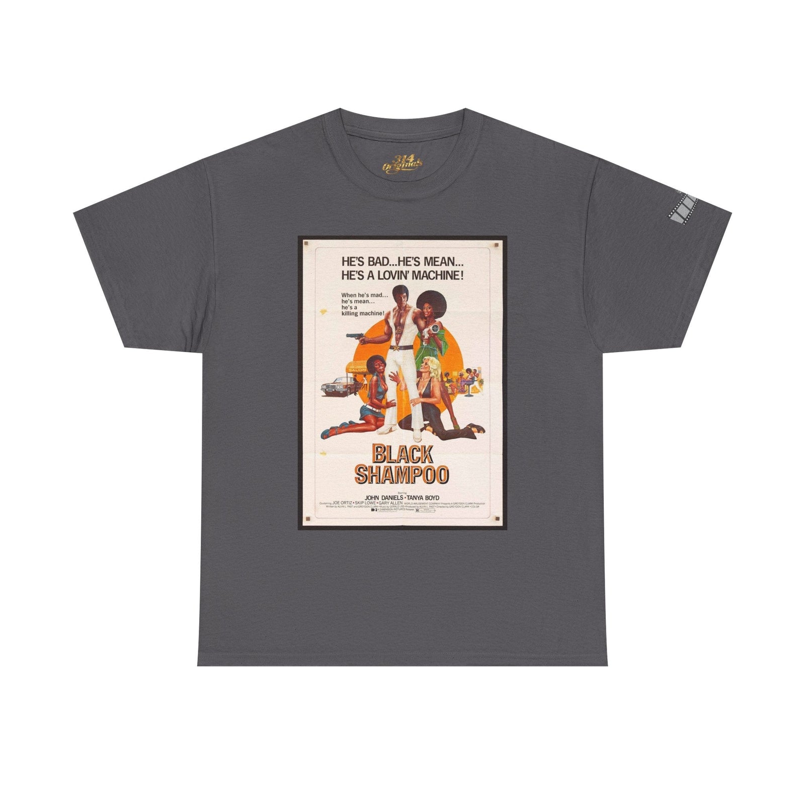 Black Shampoo Retro Poster Tee — Vintage Movie Graphic T-Shirt - 314 Originals
