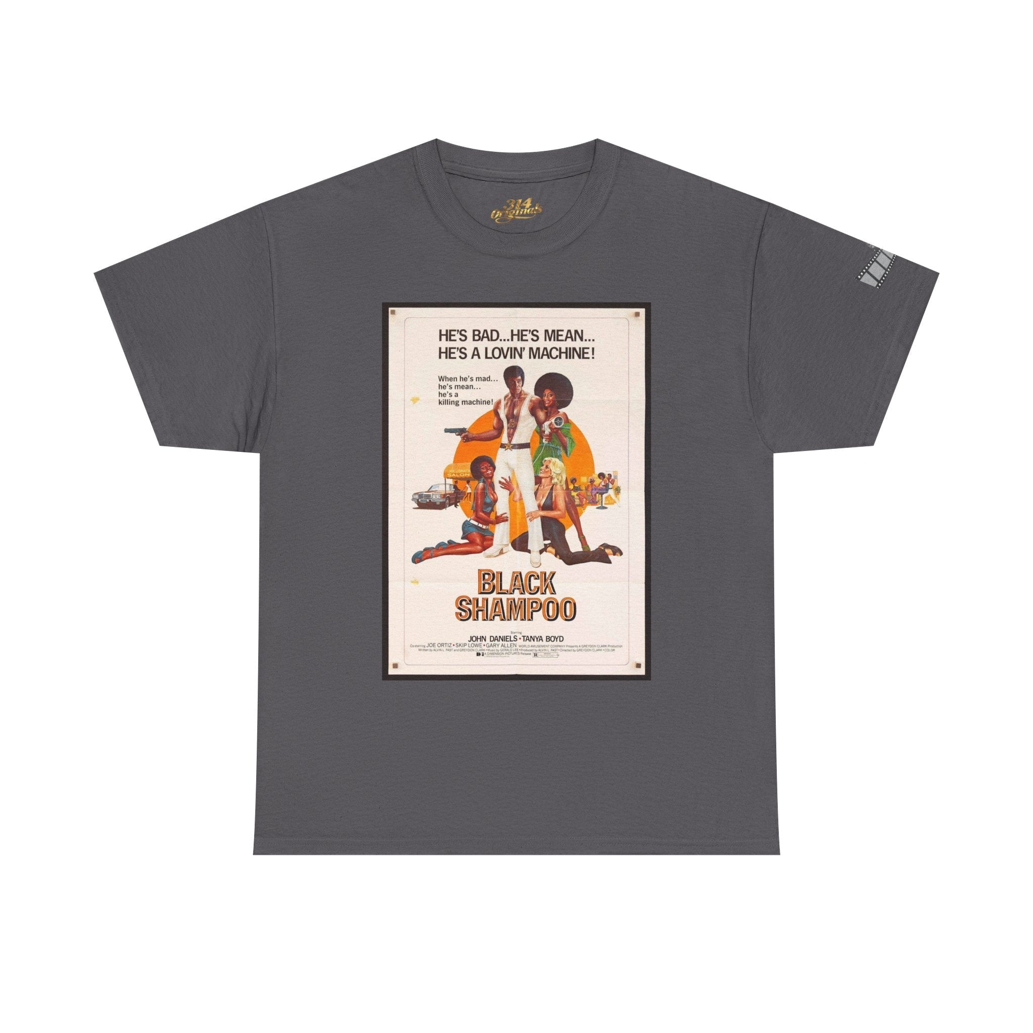 Black Shampoo Retro Poster Tee — Vintage Movie Graphic T-Shirt - 314 Originals