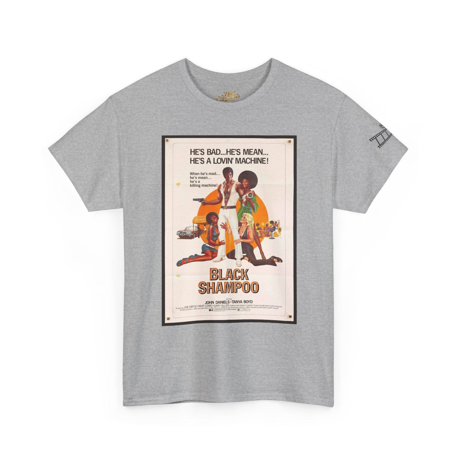 Black Shampoo Retro Poster Tee — Vintage Movie Graphic T-Shirt - 314 Originals