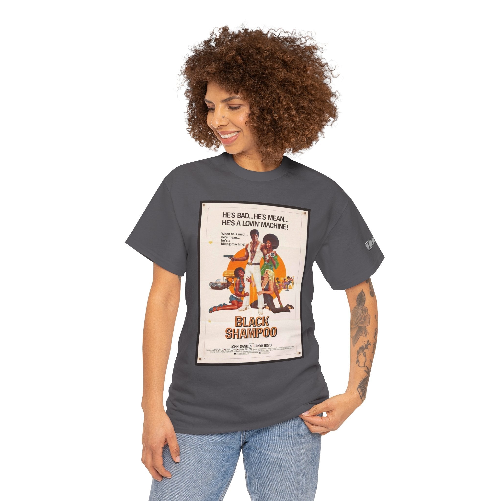 Black Shampoo Retro Poster Tee — Vintage Movie Graphic T-Shirt - 314 Originals