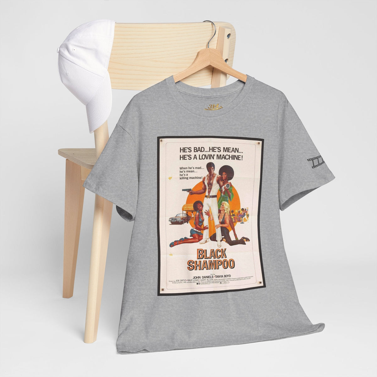 Black Shampoo Retro Poster Tee — Vintage Movie Graphic T-Shirt - 314 Originals
