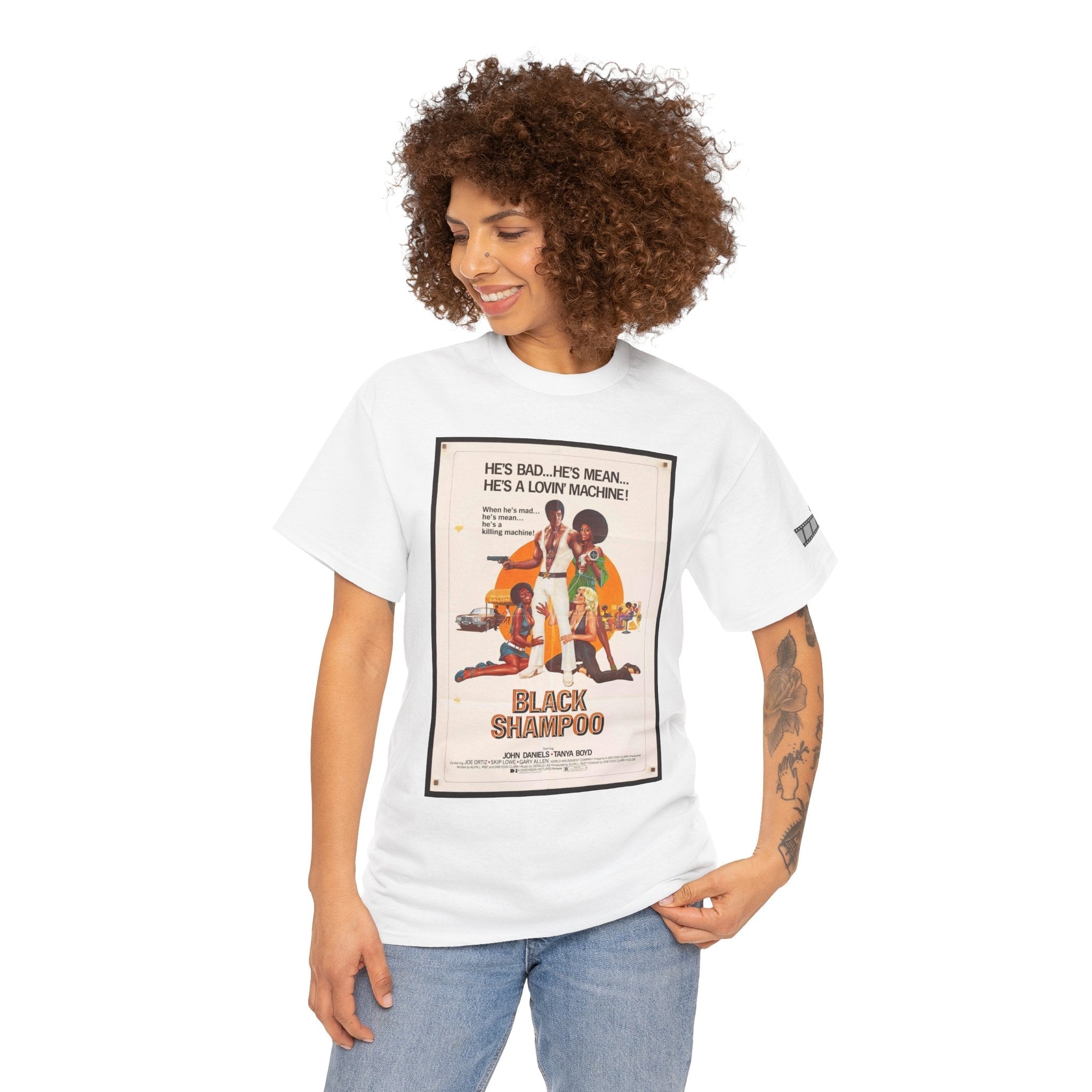 Black Shampoo Retro Poster Tee — Vintage Movie Graphic T-Shirt - 314 Originals