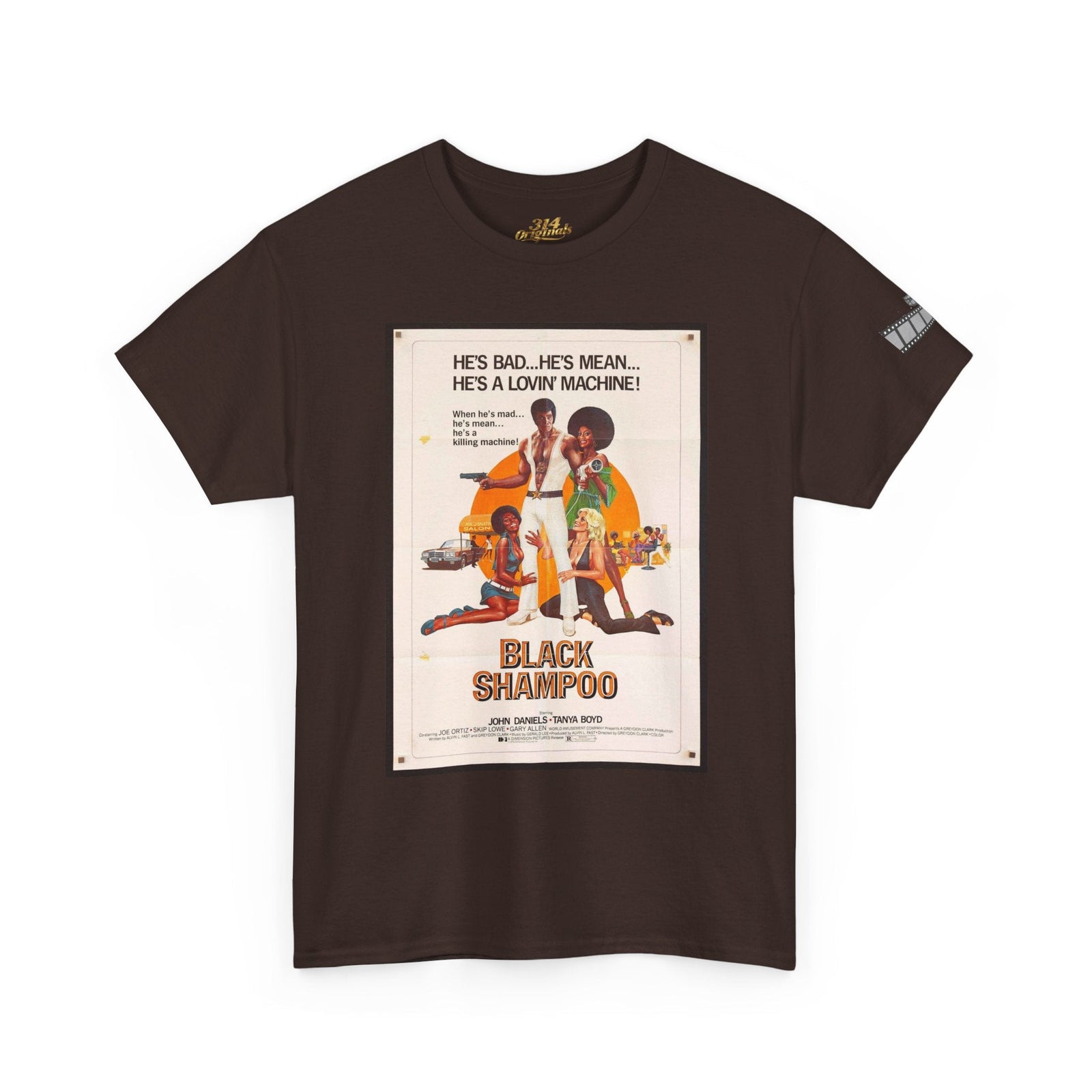 Black Shampoo Retro Poster Tee — Vintage Movie Graphic T-Shirt - 314 Originals