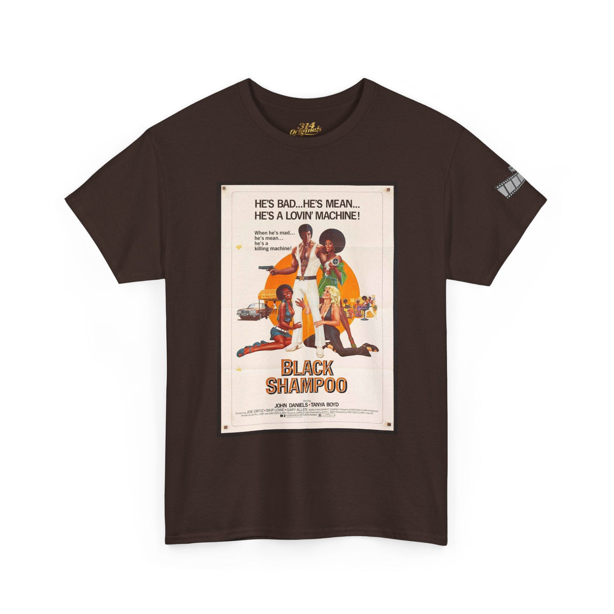 Black Shampoo Retro Poster Tee — Vintage Movie Graphic T-Shirt - 314 Originals