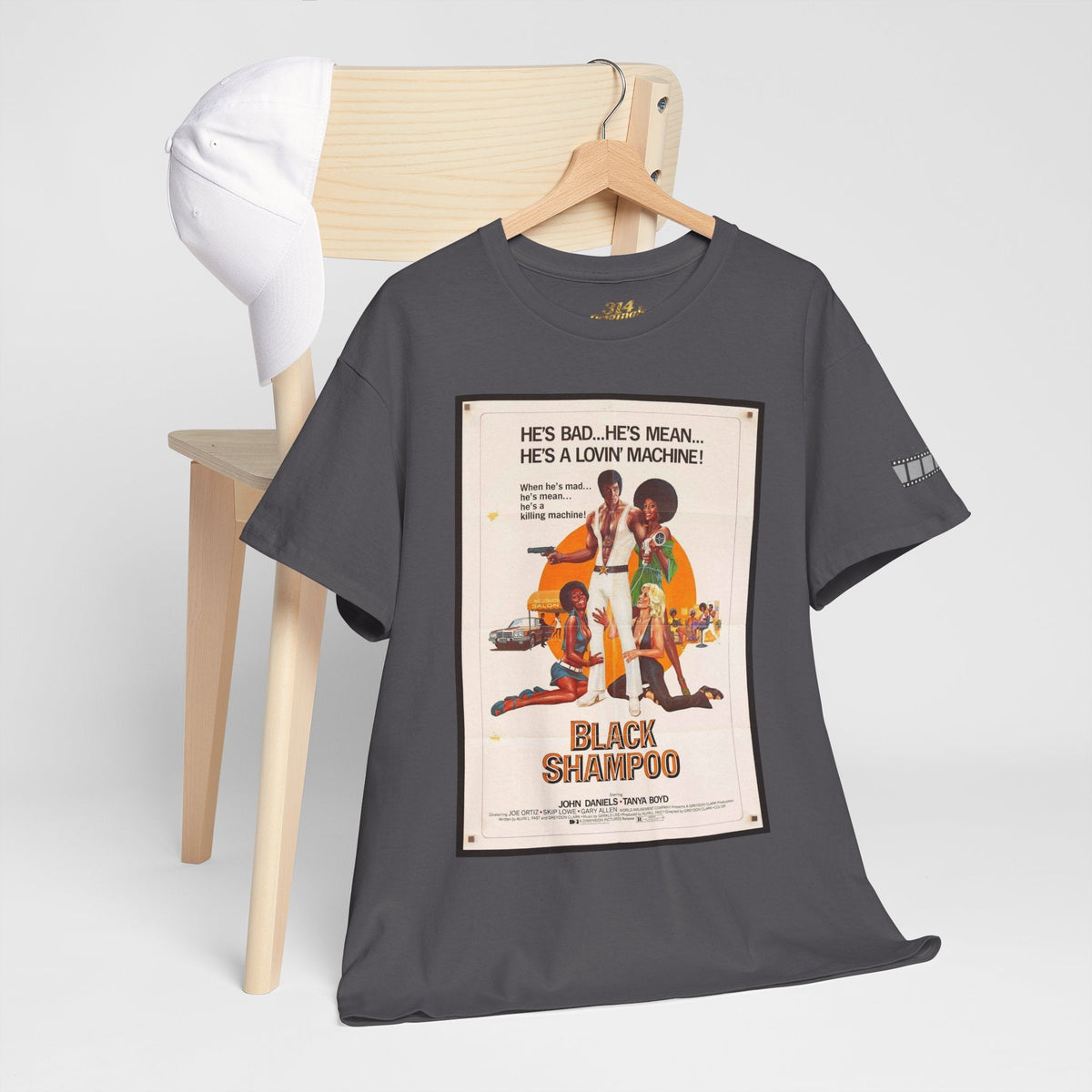 Black Shampoo Retro Poster Tee — Vintage Movie Graphic T-Shirt - 314 Originals