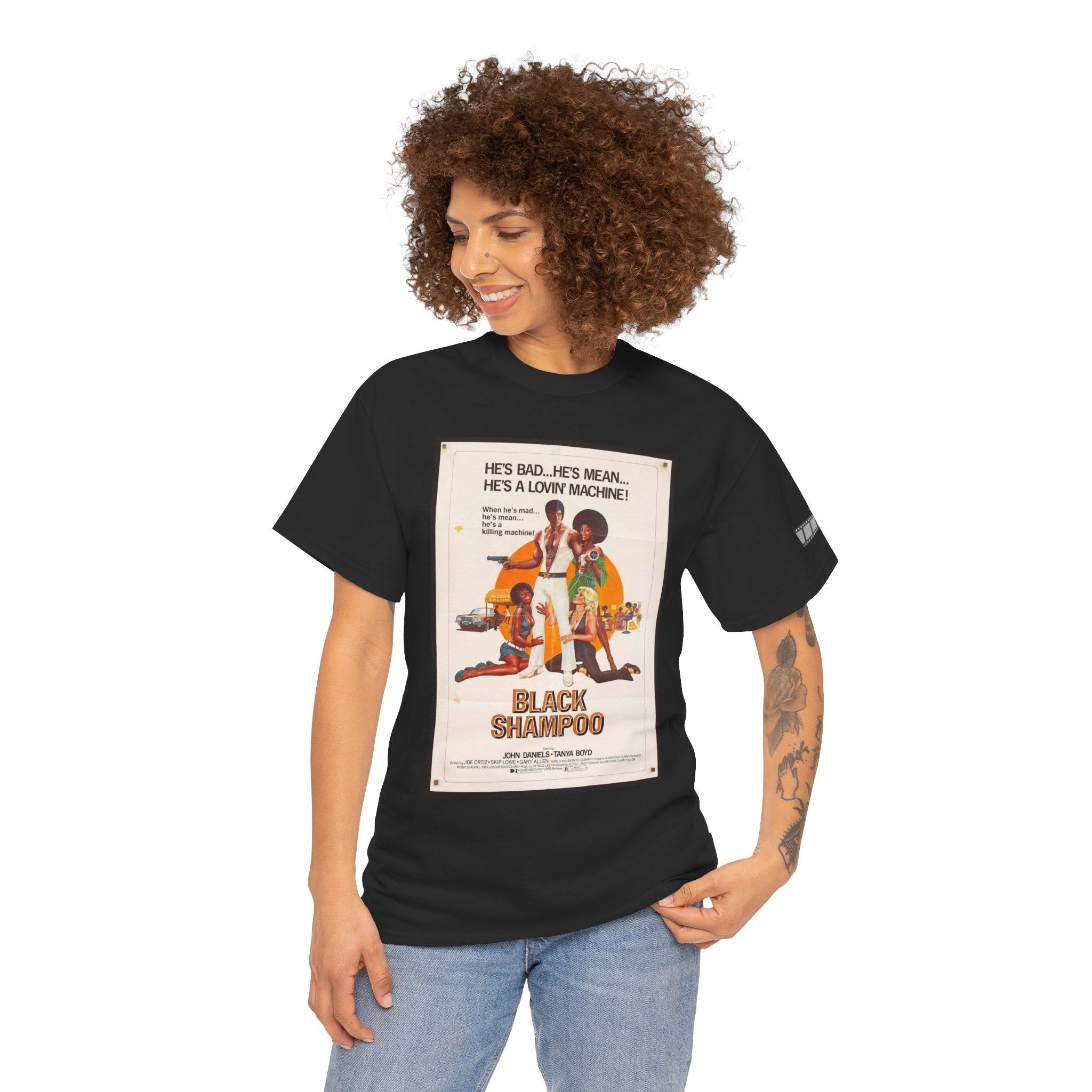 Black Shampoo Retro Poster Tee — Vintage Movie Graphic T-Shirt - 314 Originals