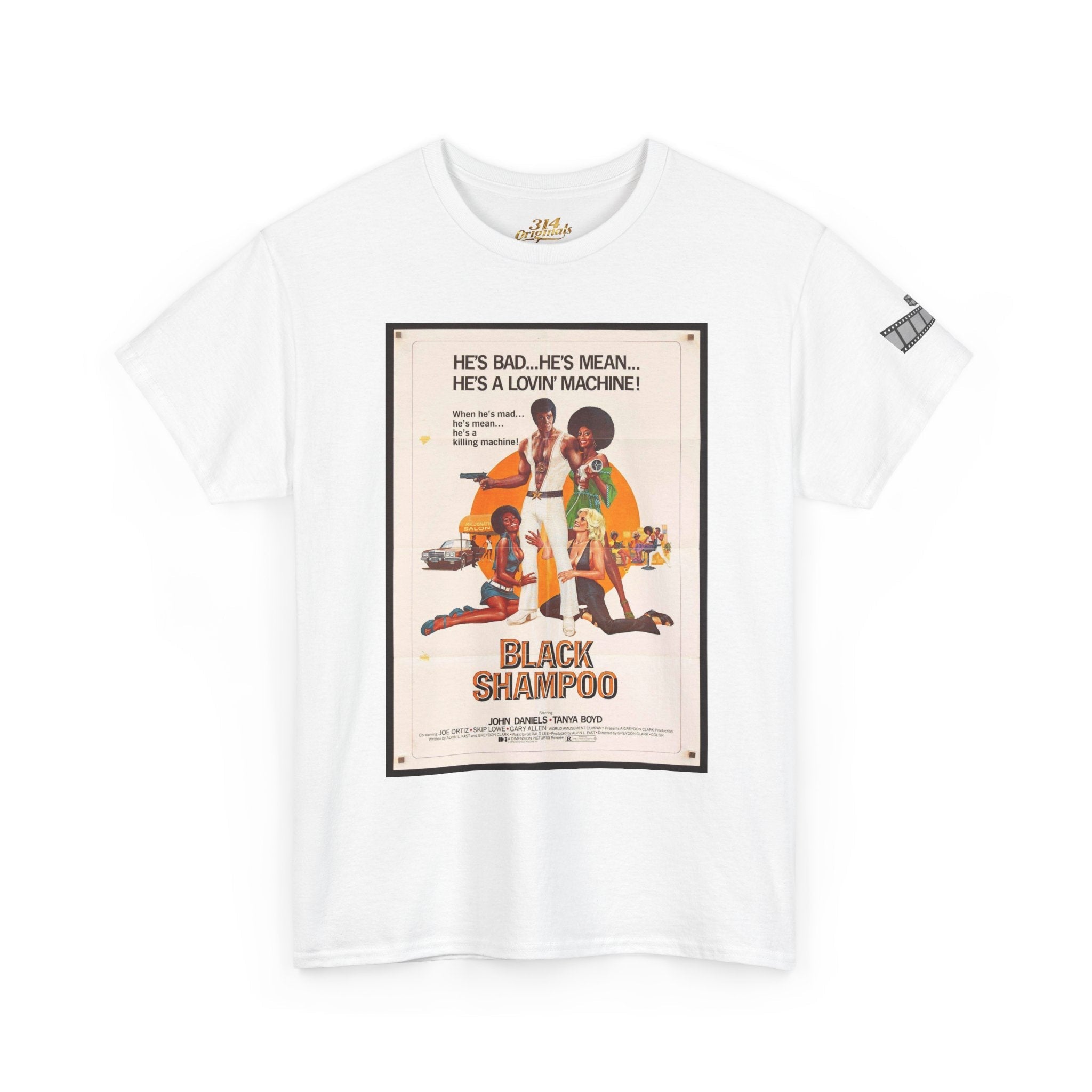 Black Shampoo Retro Poster Tee — Vintage Movie Graphic T-Shirt - 314 Originals