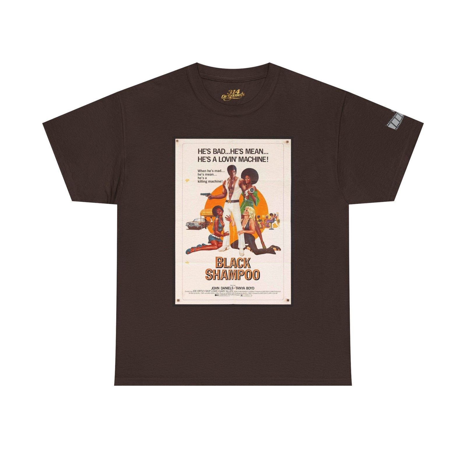 Black Shampoo Retro Poster Tee — Vintage Movie Graphic T-Shirt - 314 Originals