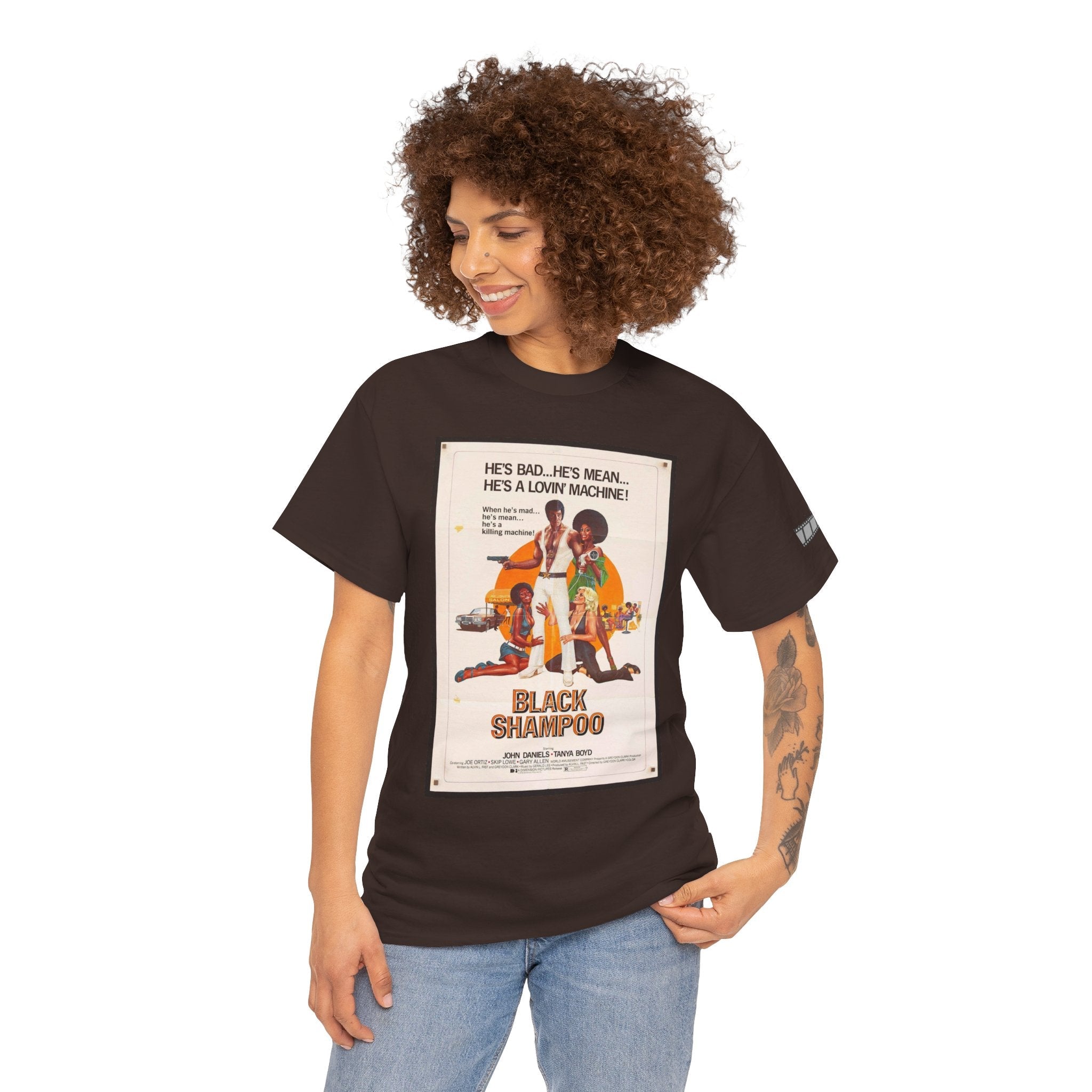 Black Shampoo Retro Poster Tee — Vintage Movie Graphic T-Shirt - 314 Originals