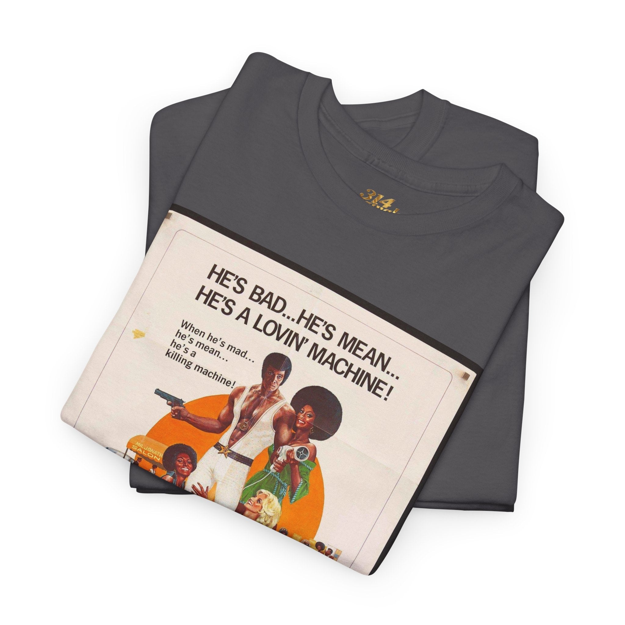 Black Shampoo Retro Poster Tee — Vintage Movie Graphic T-Shirt - 314 Originals