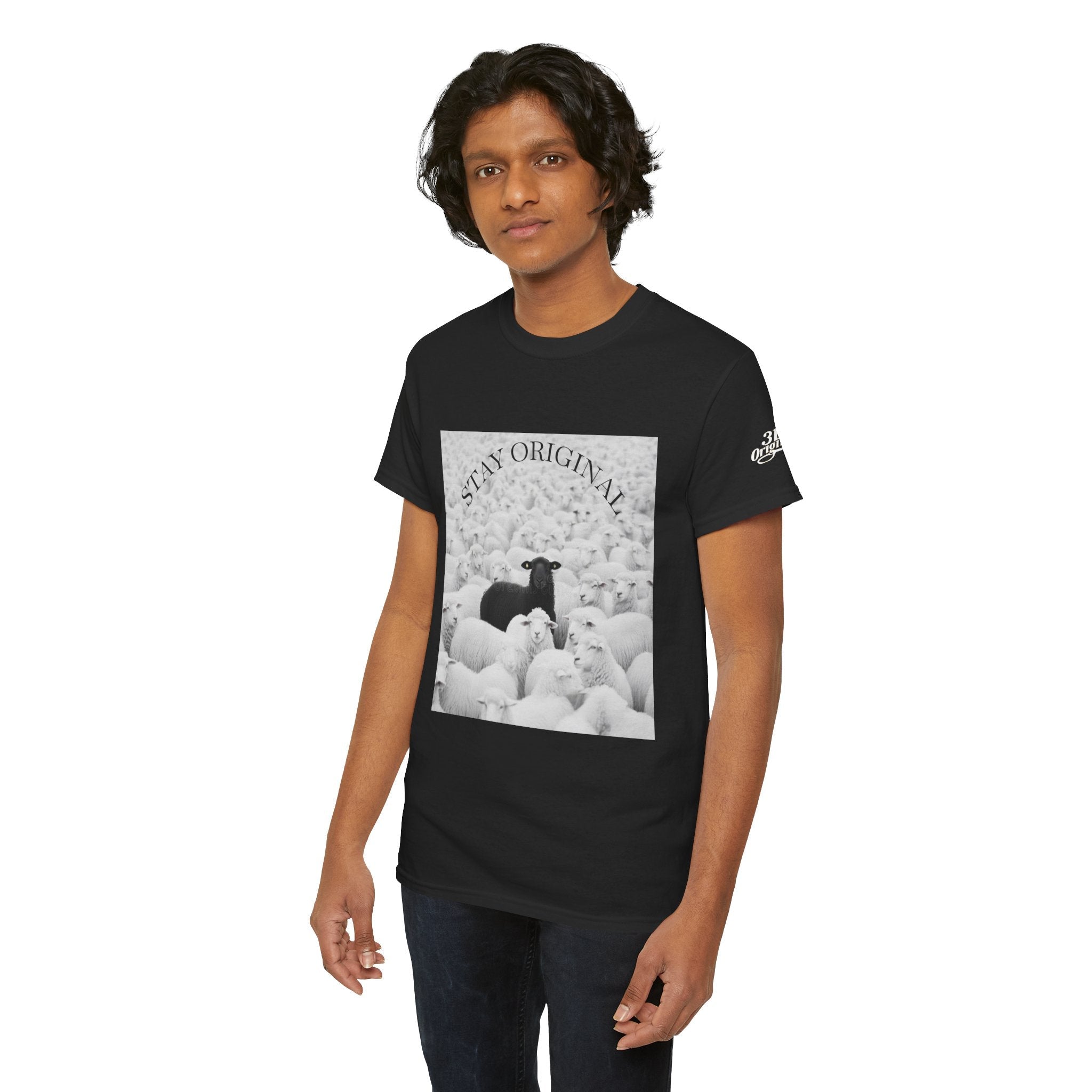 Black Sheep T-Shirt — Funny Contrast Sheep Graphic Tee - 314 Originals