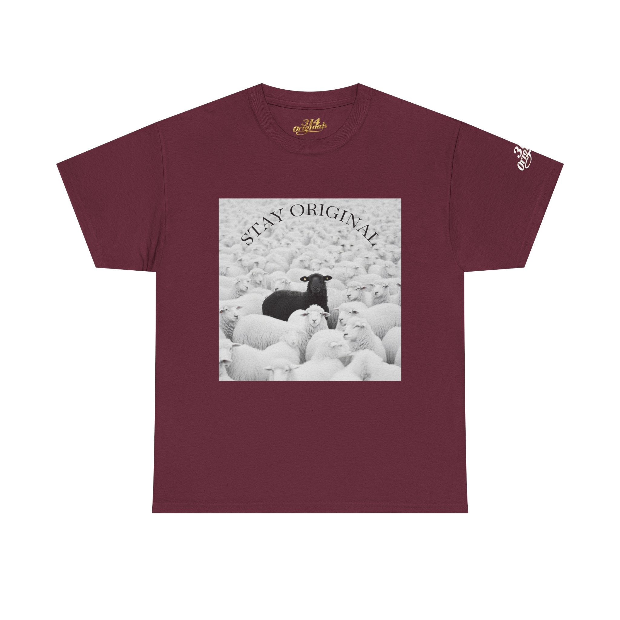 Black Sheep T-Shirt — Funny Contrast Sheep Graphic Tee - 314 Originals