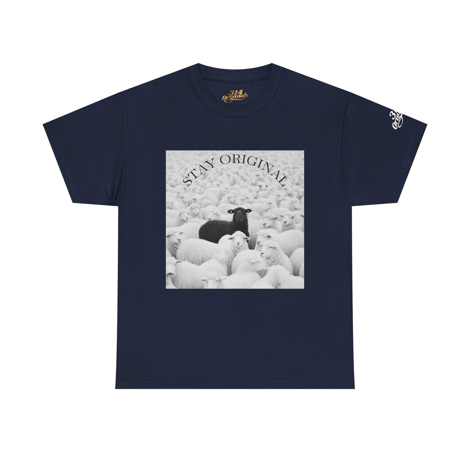 Black Sheep T-Shirt — Funny Contrast Sheep Graphic Tee - 314 Originals