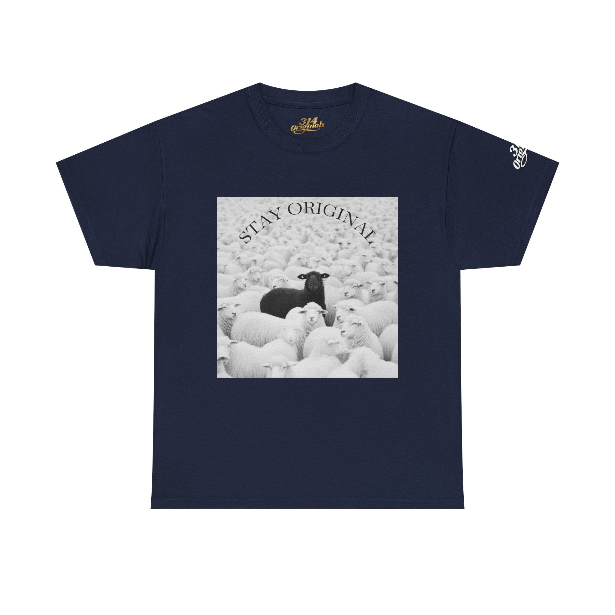 Black Sheep T-Shirt — Funny Contrast Sheep Graphic Tee - 314 Originals