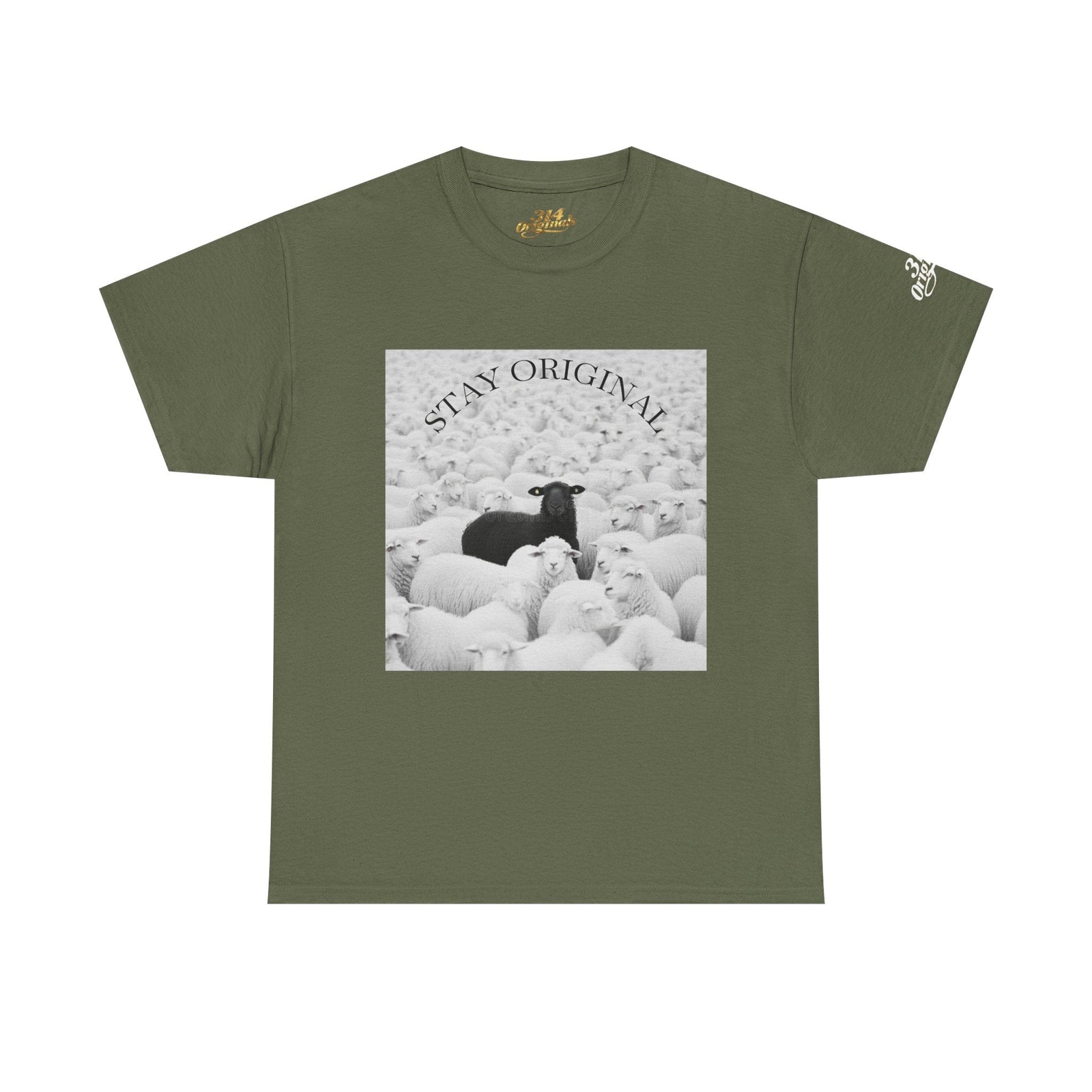 Black Sheep T-Shirt — Funny Contrast Sheep Graphic Tee - 314 Originals