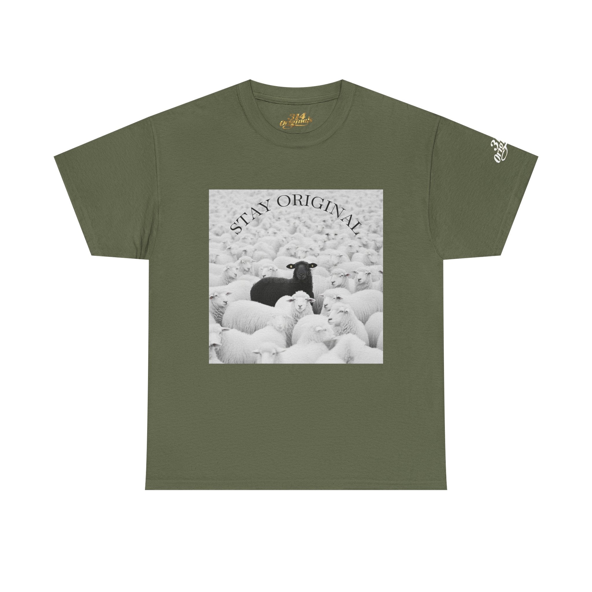 Black Sheep T-Shirt — Funny Contrast Sheep Graphic Tee - 314 Originals