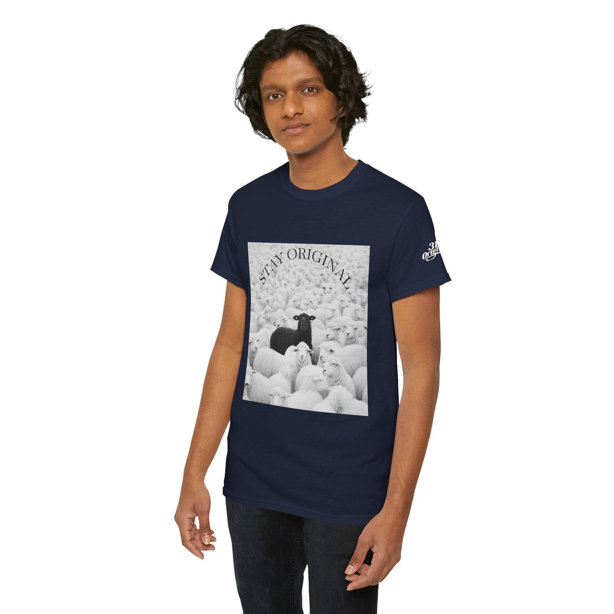 Black Sheep T-Shirt — Funny Contrast Sheep Graphic Tee - 314 Originals