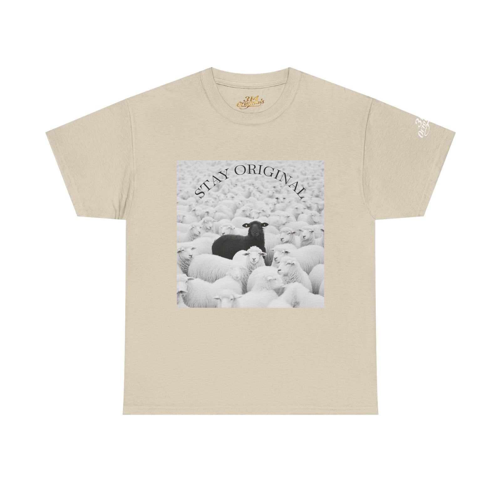 Black Sheep T-Shirt — Funny Contrast Sheep Graphic Tee - 314 Originals