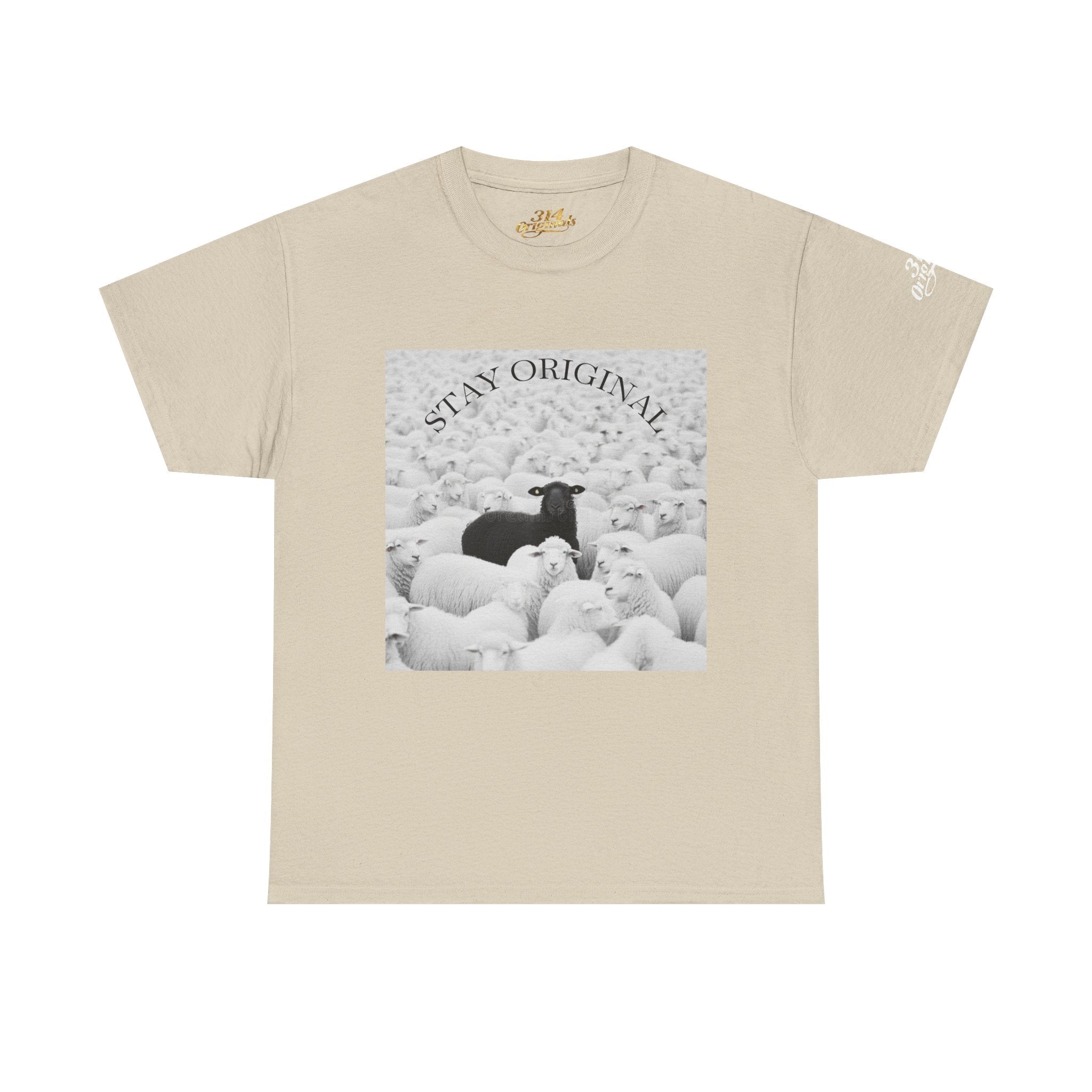 Black Sheep T-Shirt — Funny Contrast Sheep Graphic Tee - 314 Originals