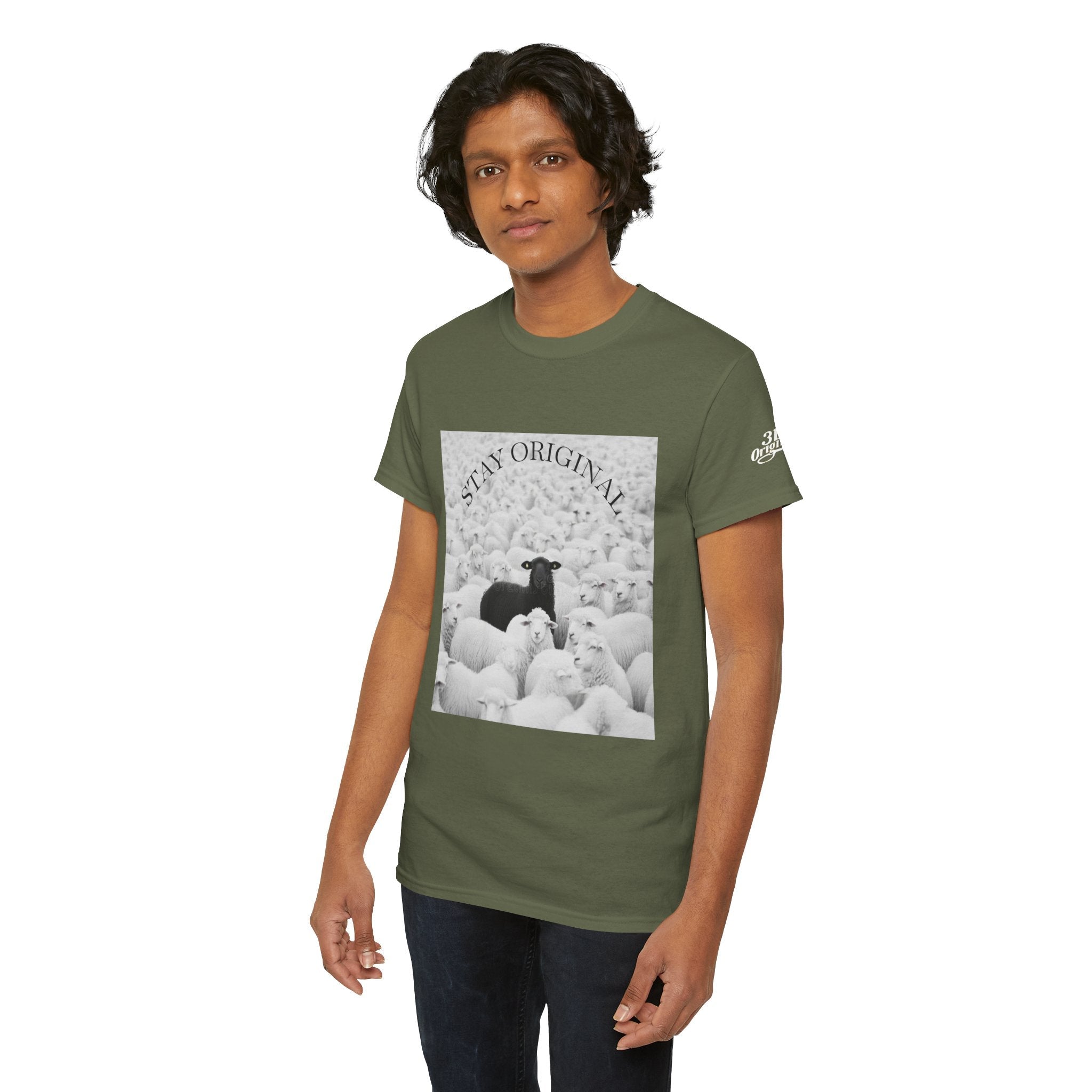 Black Sheep T-Shirt — Funny Contrast Sheep Graphic Tee - 314 Originals