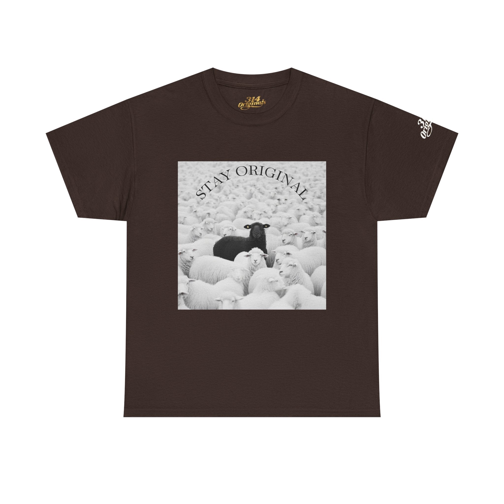 Black Sheep T-Shirt — Funny Contrast Sheep Graphic Tee - 314 Originals