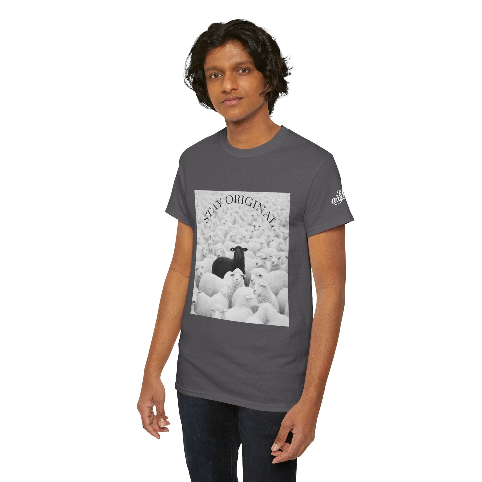 Black Sheep T-Shirt — Funny Contrast Sheep Graphic Tee - 314 Originals