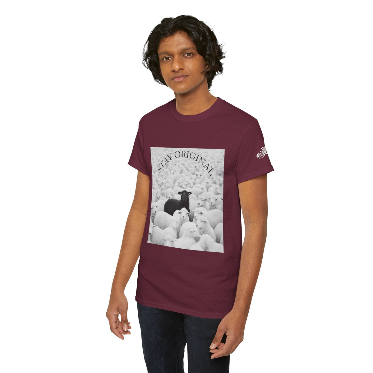 Black Sheep T-Shirt — Funny Contrast Sheep Graphic Tee - 314 Originals