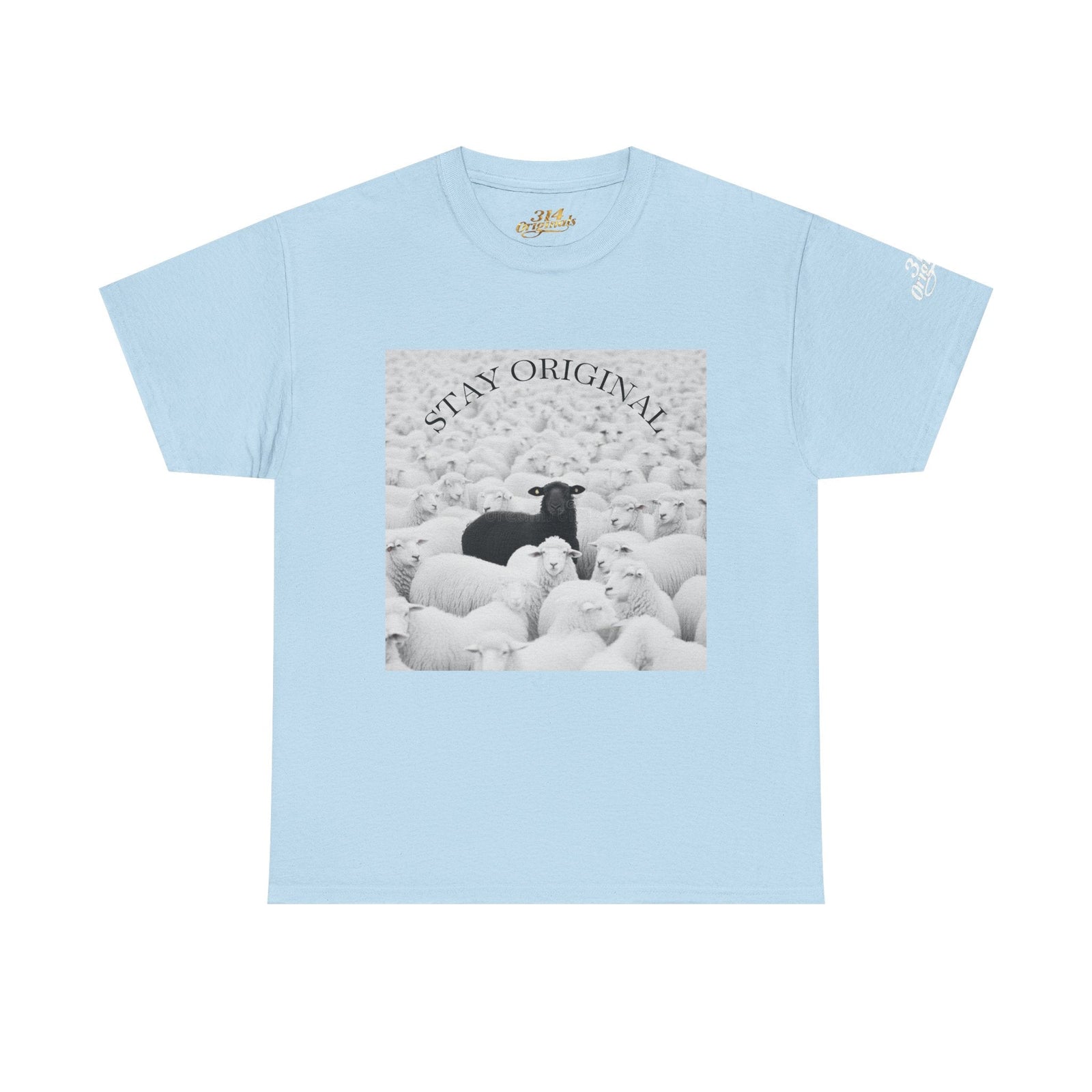 Black Sheep T-Shirt — Funny Contrast Sheep Graphic Tee - 314 Originals