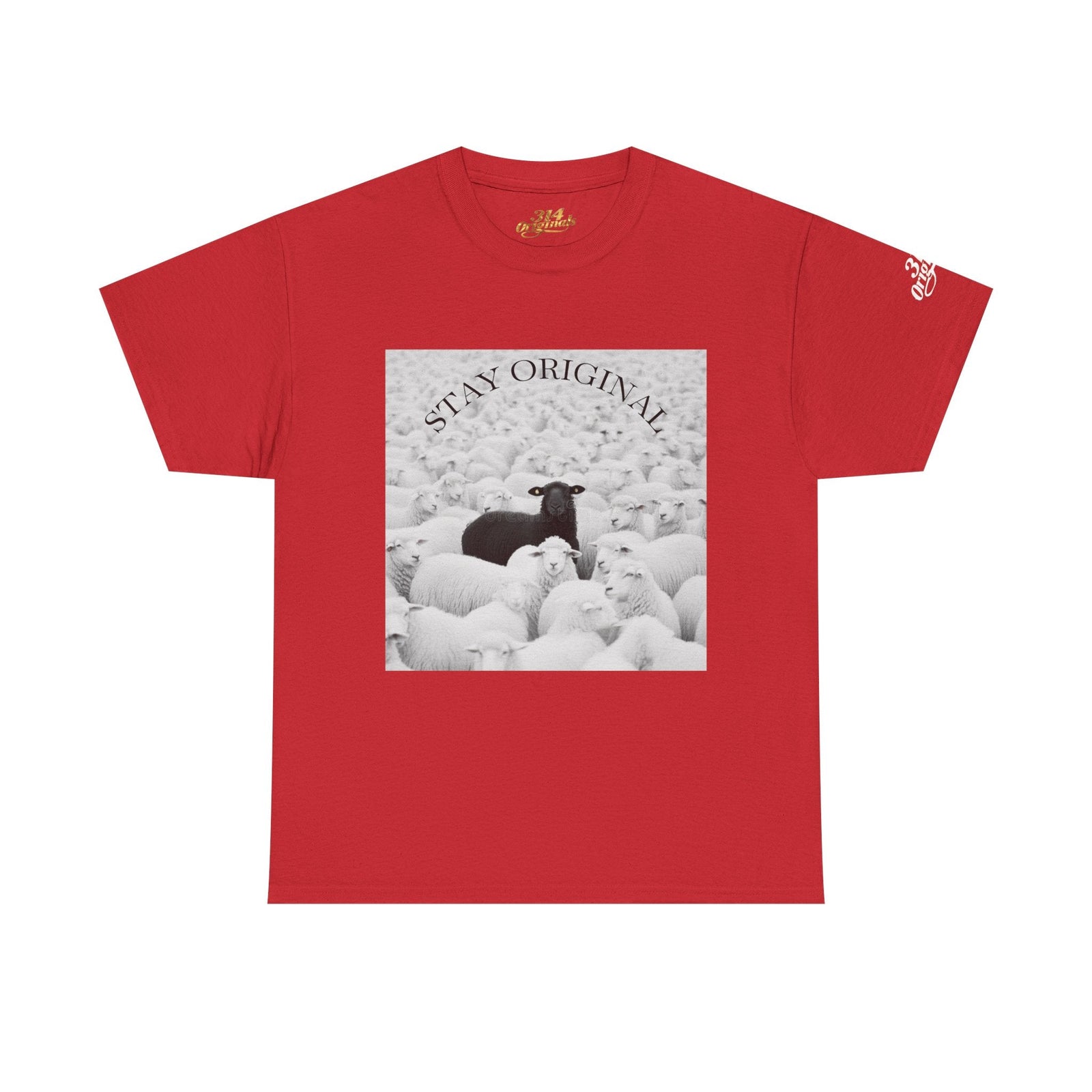 Black Sheep T-Shirt — Funny Contrast Sheep Graphic Tee - 314 Originals