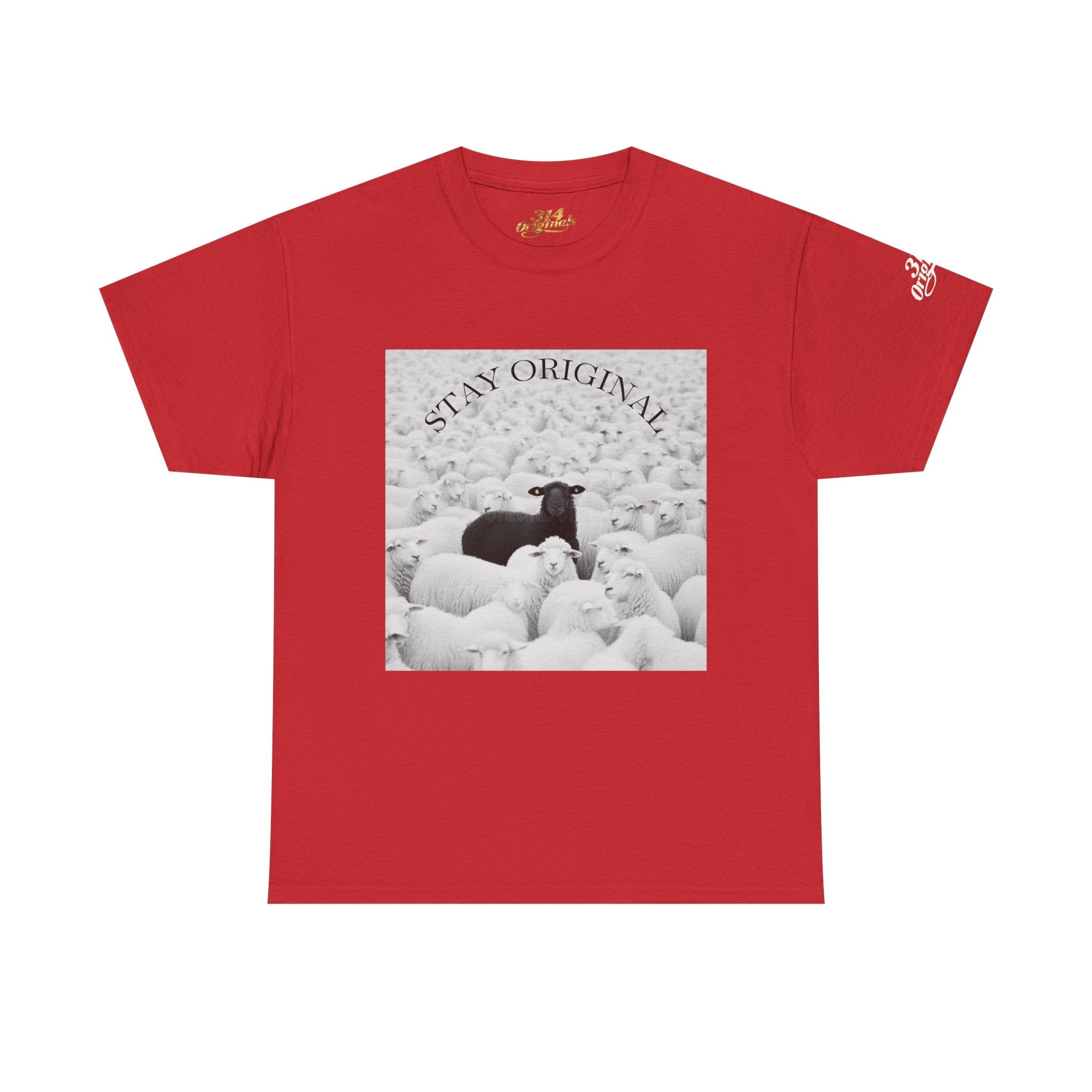 Black Sheep T-Shirt — Funny Contrast Sheep Graphic Tee - 314 Originals