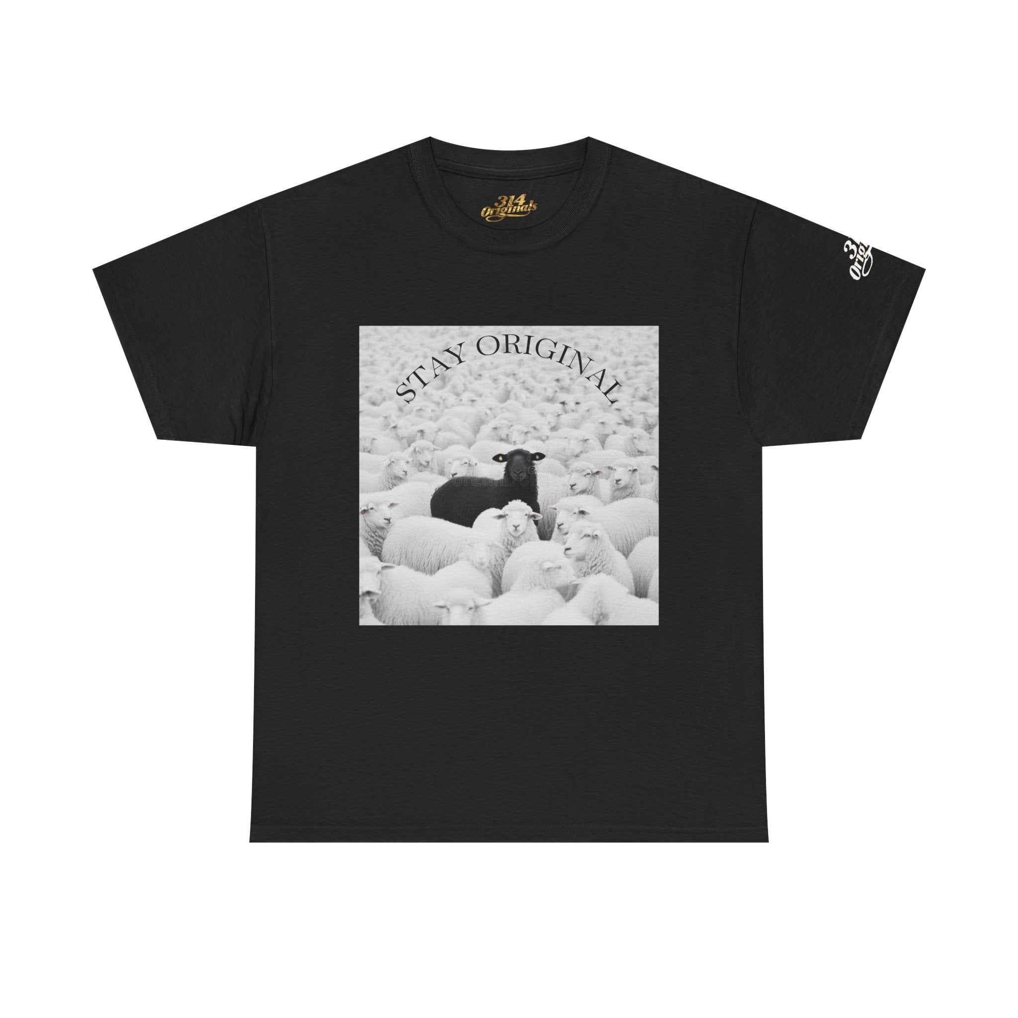 Black Sheep T-Shirt — Funny Contrast Sheep Graphic Tee - 314 Originals