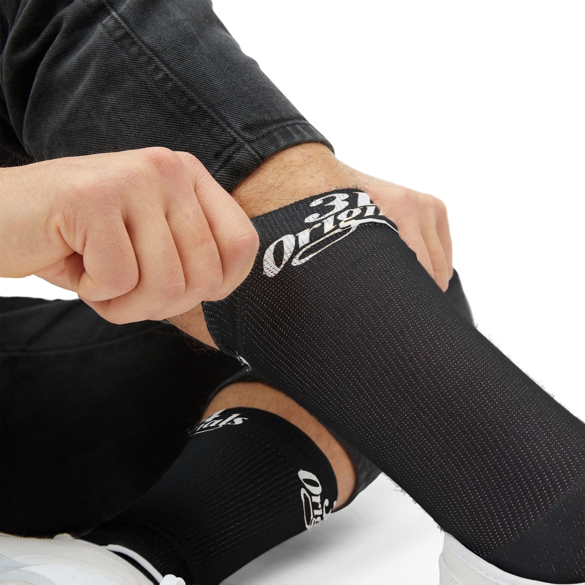 Black Sublimation Socks with '314 Originals' Script — Athletic Crew Socks - 314 Originals