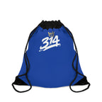 Blue 314 Crown Drawstring Gym Sack - 314 Originals