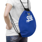 Blue 314 Crown Drawstring Gym Sack - 314 Originals