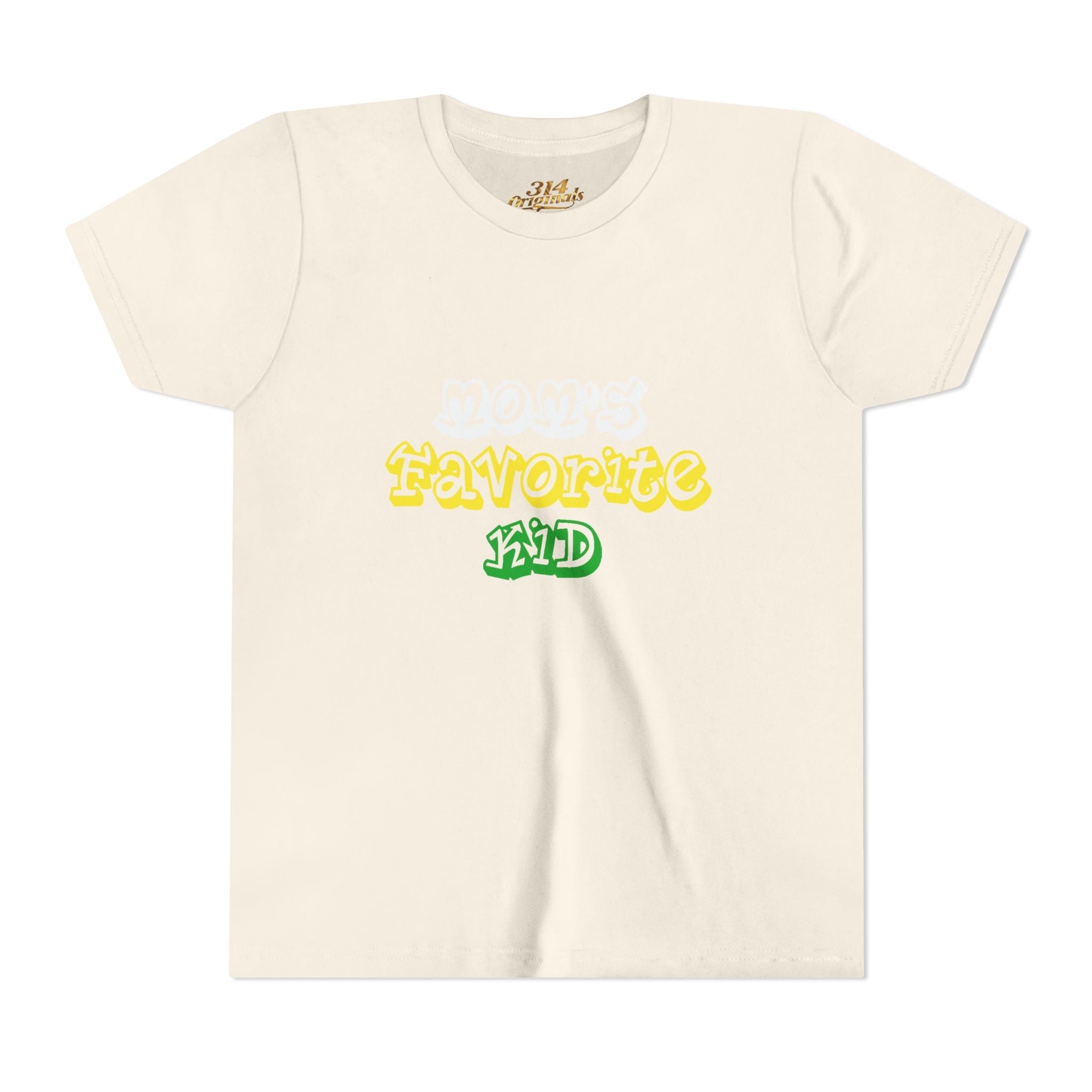 Boys "Favorite Kid" Retro Yellow & Green Graphic T-Shirt - 314 Originals