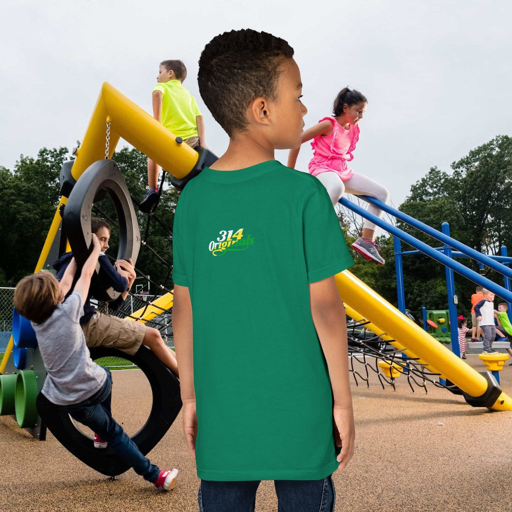 Boys "Favorite Kid" Retro Yellow & Green Graphic T-Shirt - 314 Originals